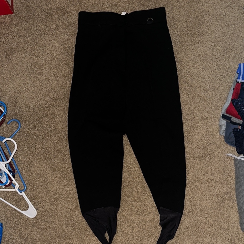 Women's Black High-Waisted Pants